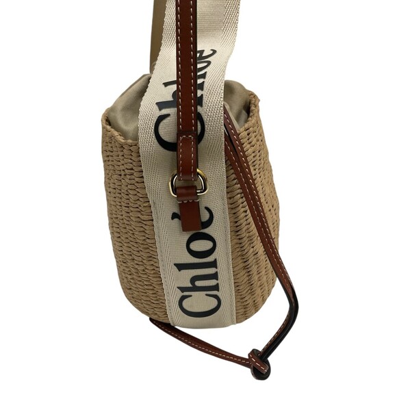 Chloe Bag Basket Shoulder Beige dWoody - Picture 4 of 5